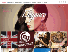 Tablet Screenshot of ecole-coiffure-lyon.com